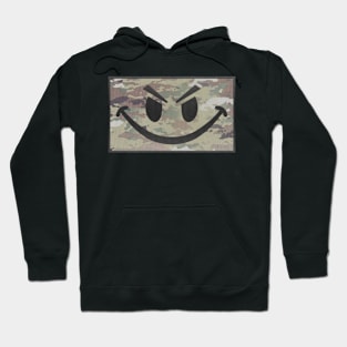 Camo Evil Smiley Hoodie